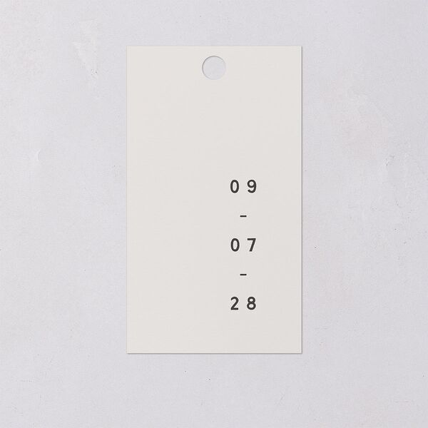 Modern Photograph Favor Gift Tags Mist Signature