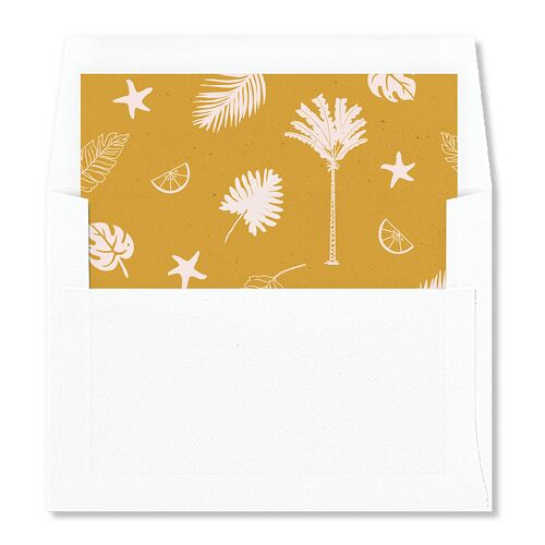 Beach Party Standard Envelope Liners Sand Standard