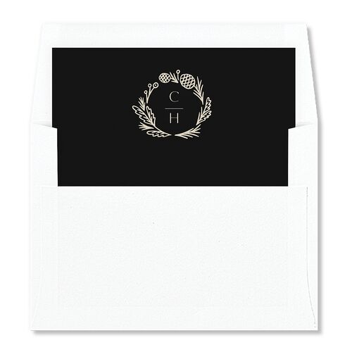 Pinecone Frame Envelope Liners Charcoal Standard