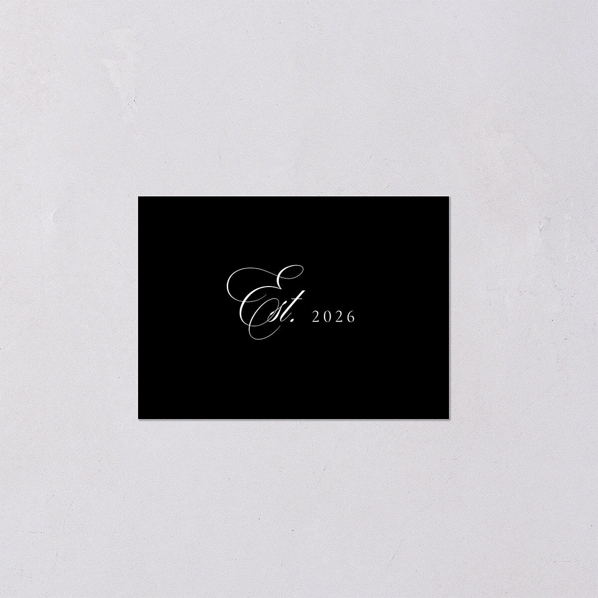 Lasting Frame QR Code RSVP Cards Pure White Signature Standard