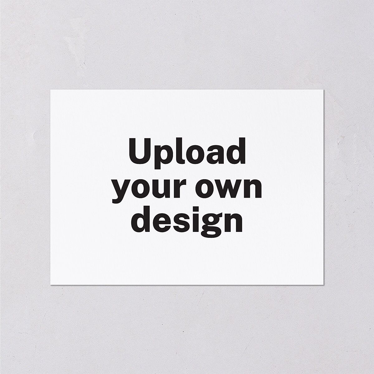 Upload Your Own Design Landscape Wedding Response Cards Pure White Signature Standard