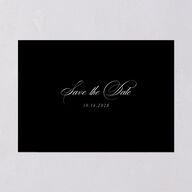 Lasting Frame Save the Date Cards Pure White Signature smooth Blank No Standard