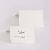 Hand Drawn Cake Place Cards Dark Camo Signature