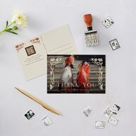 Indian Majestic Legacy Elephants Thank You Postcards Saddle
