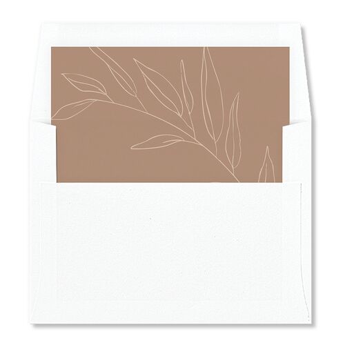 Captured Love Envelope Liners Copper Standard