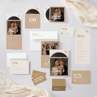 Music Lovers Place Cards Tan Signature