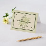 Retro Tropical Destination Thank You Cards Pear