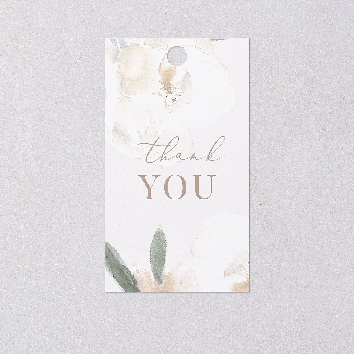 Elegant Garden Favor Gift Tags Thyme Signature