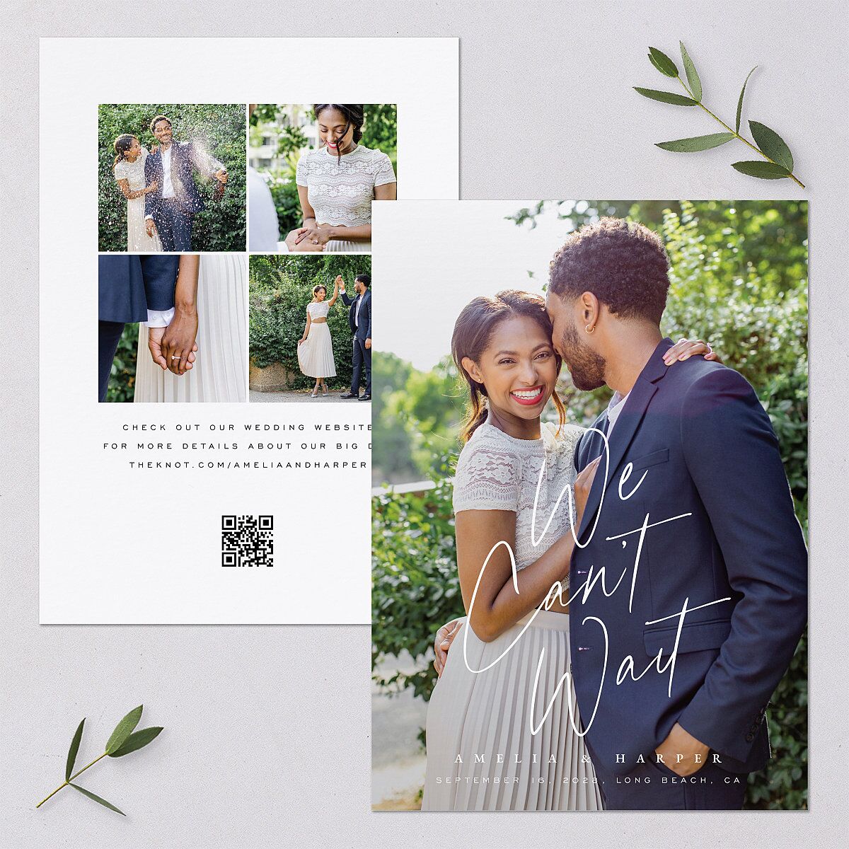 You Are Mine Save the Date Cards — view 1