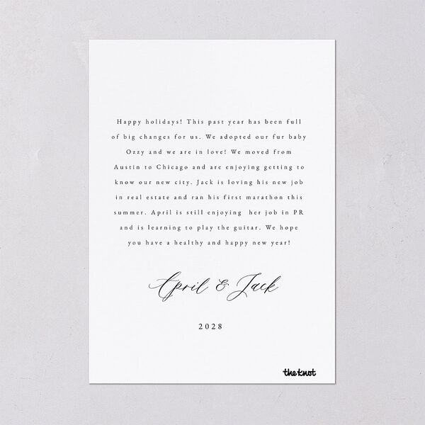 Beloved Poinsettia Holiday Cards Snow Signature