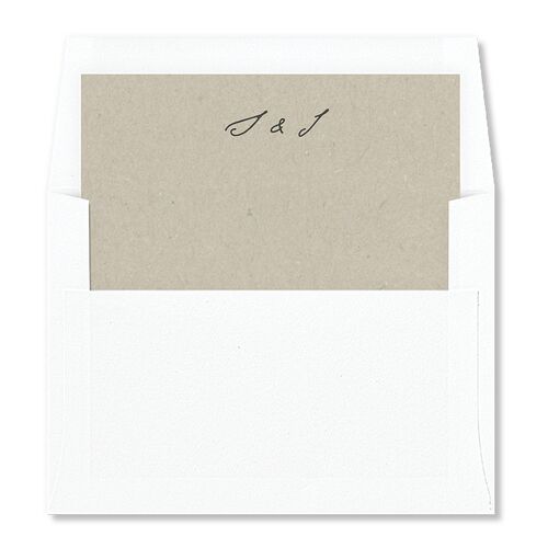 Scrapbook Photo Envelope Liners Tan Standard