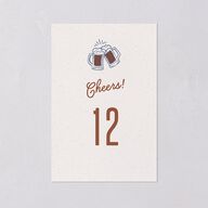 Western I Do BBQ Table Numbers Saddle Signature