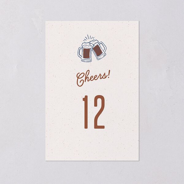 Western I Do BBQ Table Numbers Saddle Signature