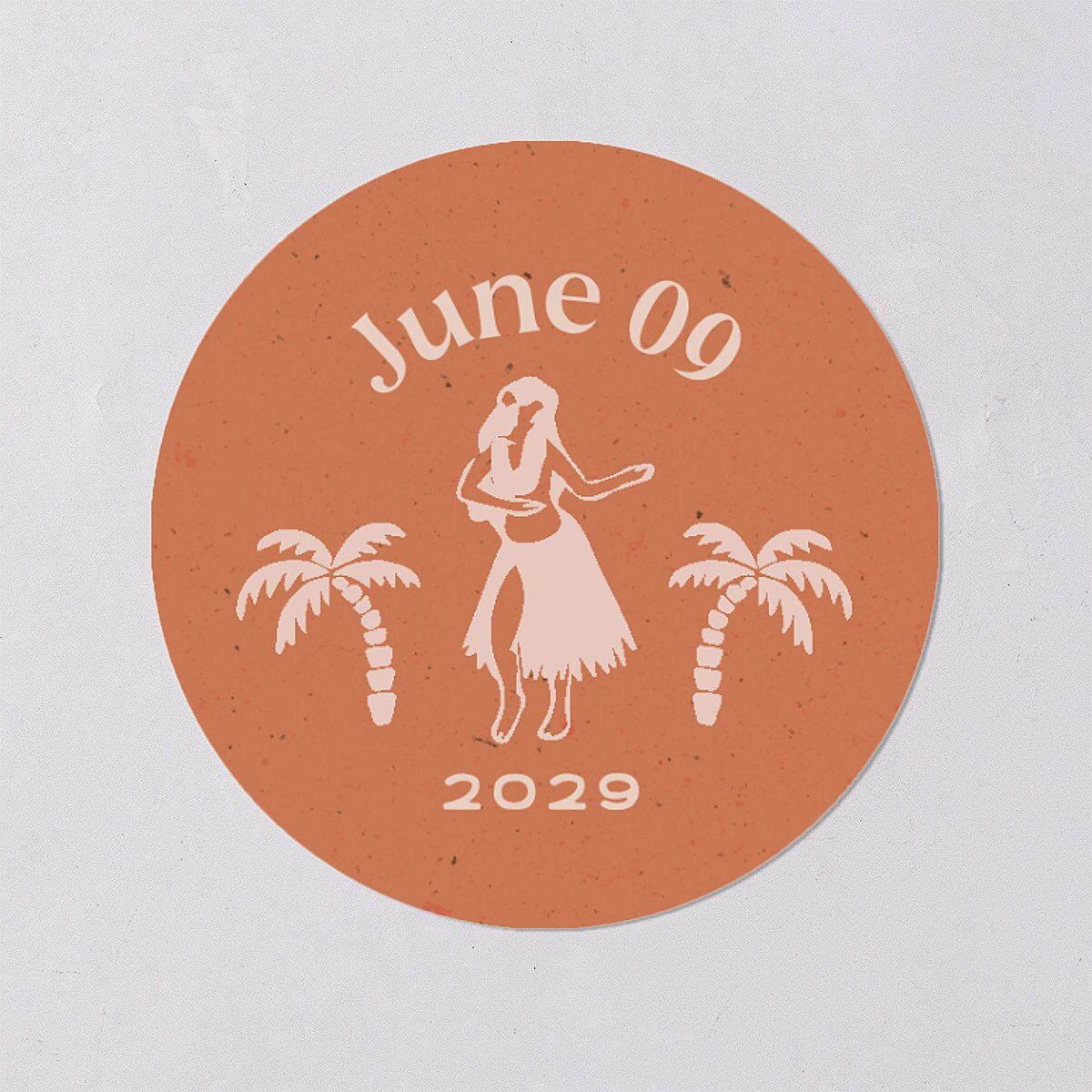 Beach Party Wedding Stickers — view 1