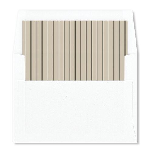 Vintage Retro Border Envelope Liners Off-White Standard