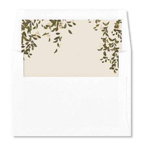 Graceful Chuppah Envelope Liners Driftwood Standard