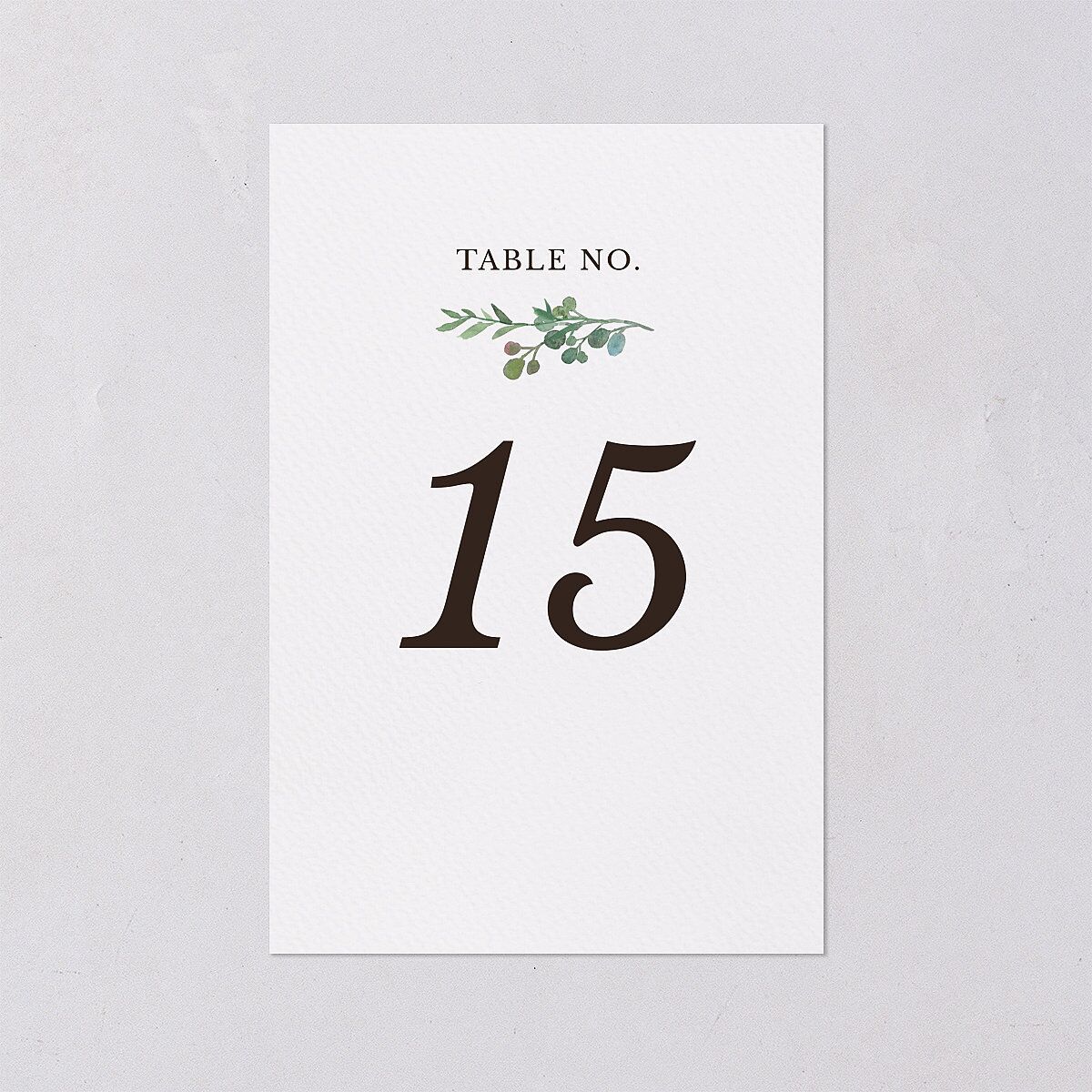 Leafy Hoops Table Numbers — view 2