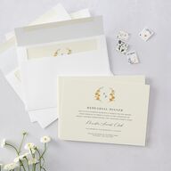 Scenic San Francisco Rehearsal Dinner Invitations Pale Blue Signature Blank Standard