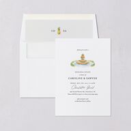 Charming Charleston Rehearsal Dinner Invitations Pure White Signature Blank
