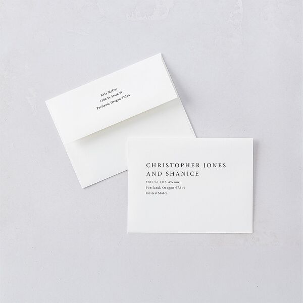 Natural Palette Thank You Cards Pure White