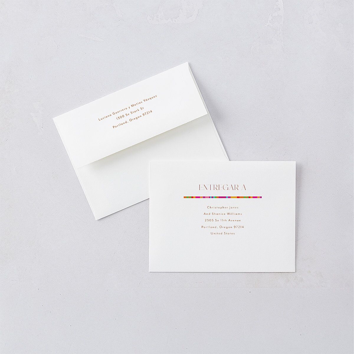 Serape de Sol Thank You Cards Gold Copper