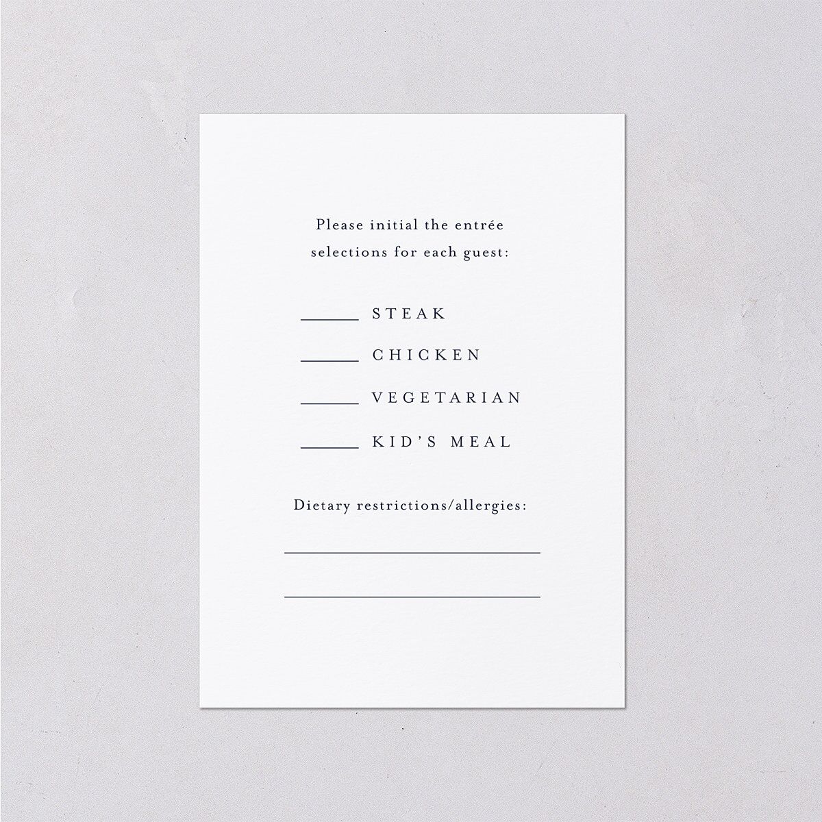 Joyful Union Wedding Response Cards — view 2