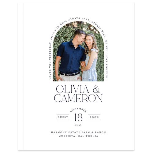 Photo Arch Guest Books Midnight Navy