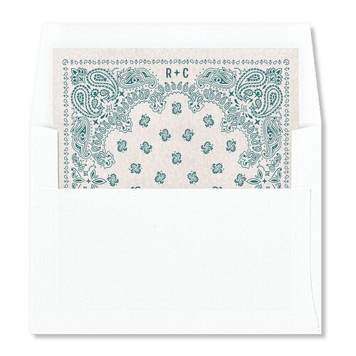 Classic Western Foil Envelope Liners Dark Night Standard