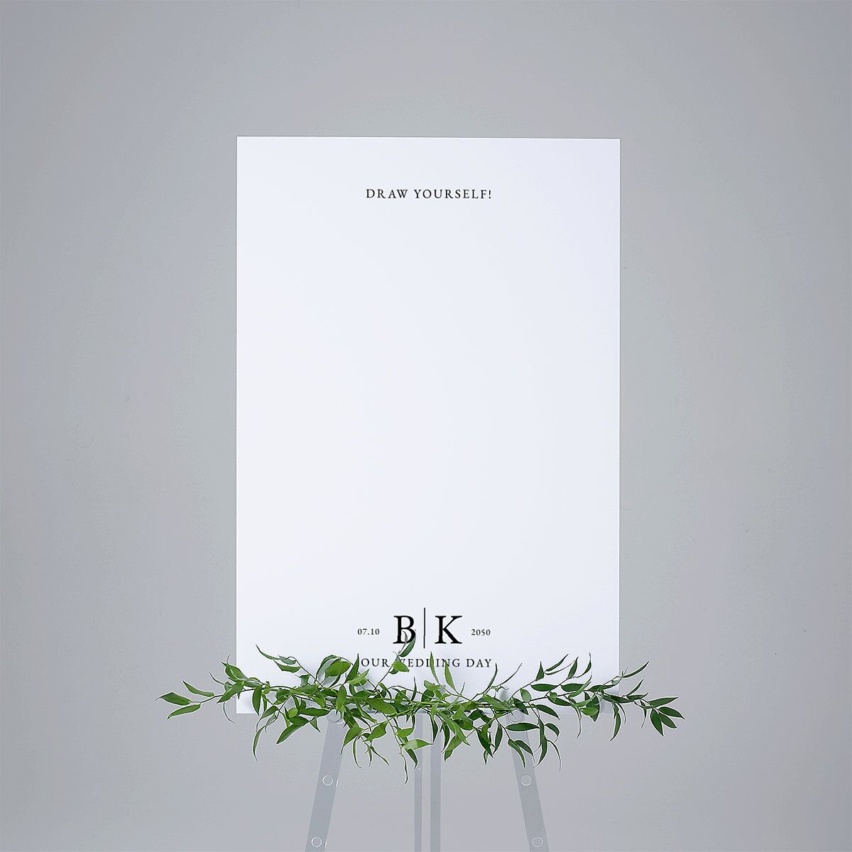 Blank Draw Yourself Standard Welcome Sign Large Pure White Standard Indoor Foam Core L Welcome
