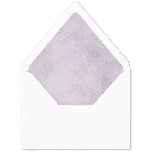 Soft Pampas Botanical Euro Envelope Liners Sheer Lilac Luxe