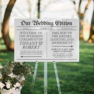 Newspaper Standard Direction Sign Large Pure White Standard Indoor Foam Core L Direction