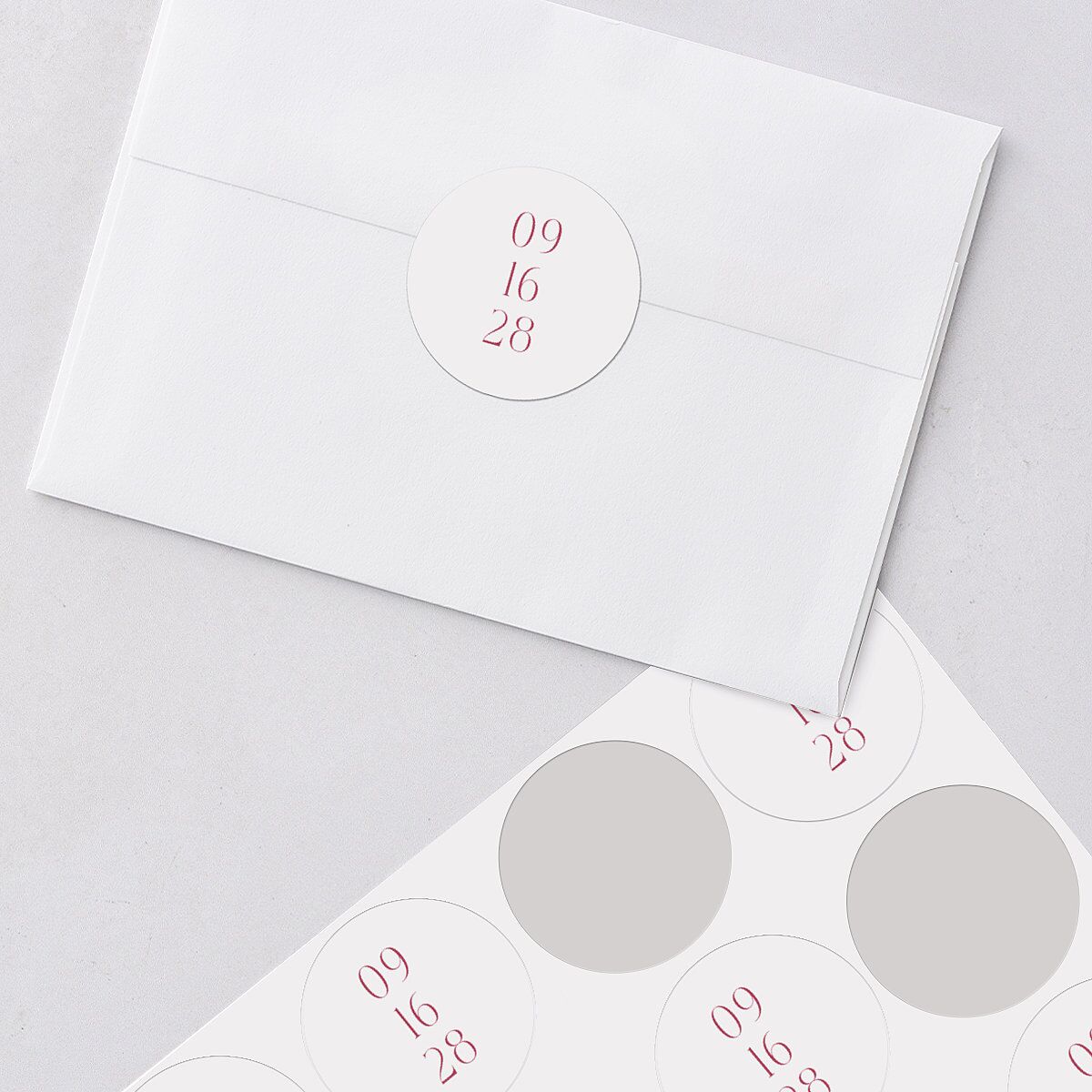 Whimsical Maximalist Floral Wedding Stickers Mulberry Circle
