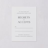 Starry Photo Foil Wedding Response Cards Midnight Gold Signature Standard