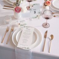 Rustic Botanical Place Cards Thyme Signature