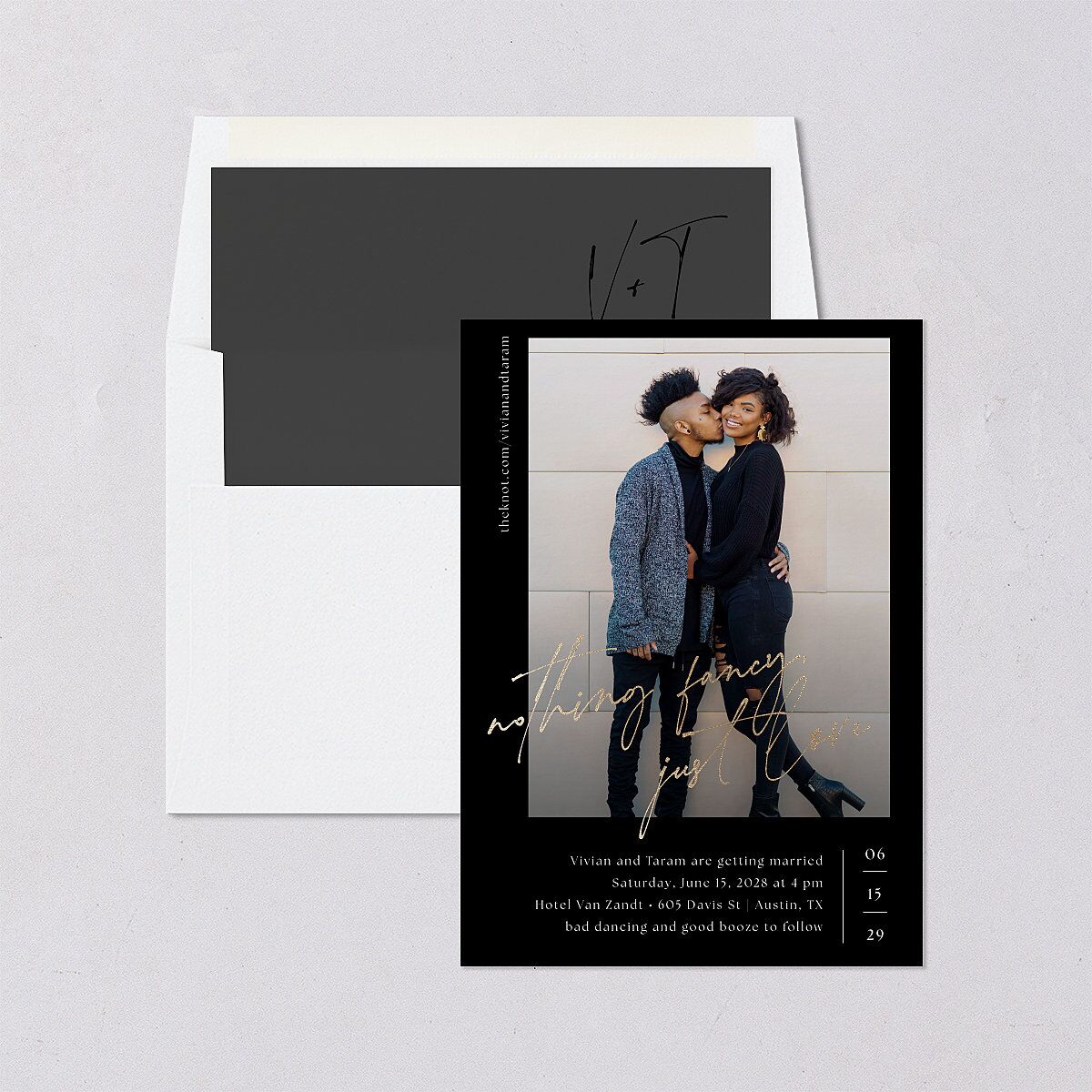 Just Love Envelope Liners Standard Licorice Liner