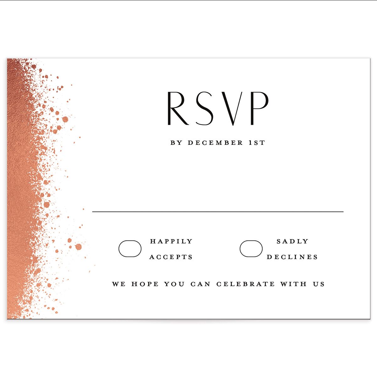 Elegant Eclipse Wedding Response Cards