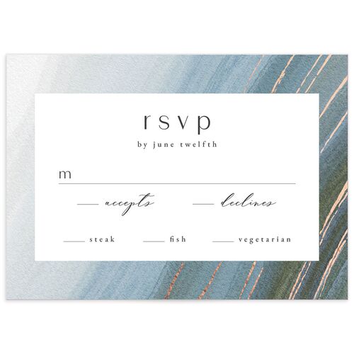 Ethereal Wave Wedding Response Cards - 