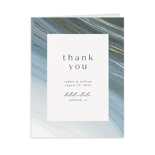 Ethereal Wave Thank You Cards - 
