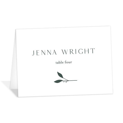 Delicate Leaves Place Cards