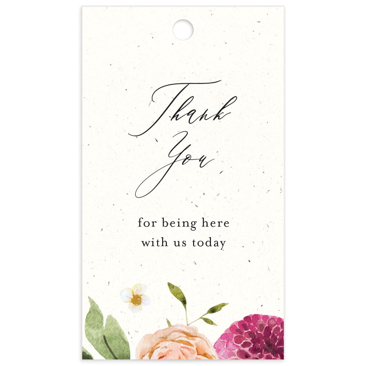 Blooming Radiance Favor Gift Tags