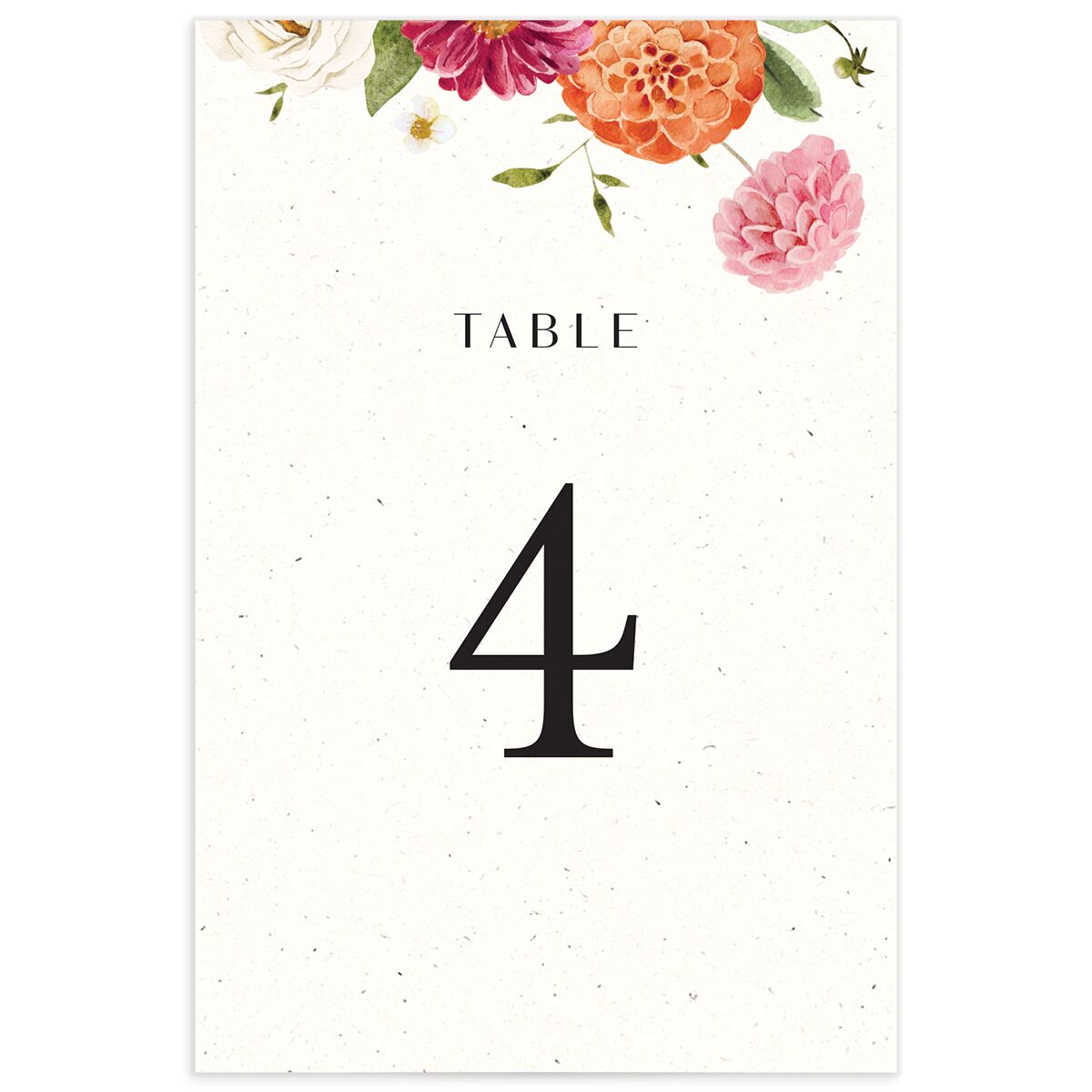 Blooming Radiance Table Numbers