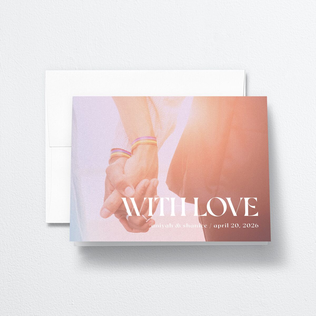 Aura Love Thank You Cards Orchid