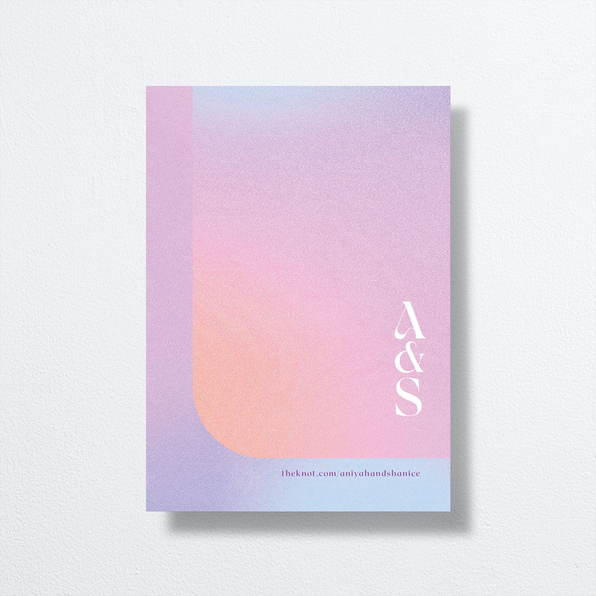 Aura Love Wedding Invitations Orchid Signature No