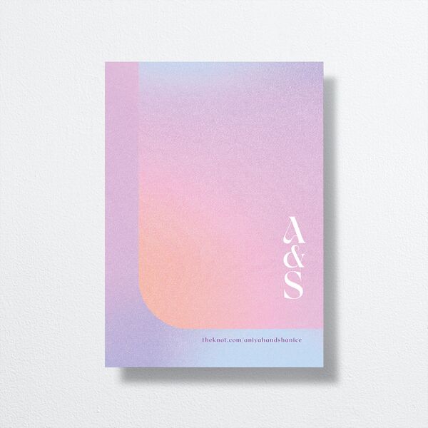 Aura Love Wedding Invitations Orchid Signature No