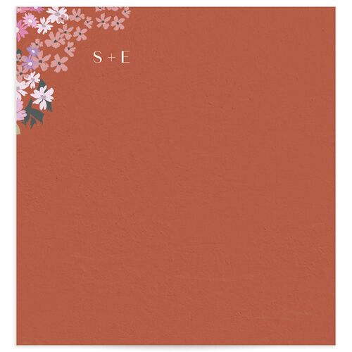 Vibrant Blooms Standard Envelope Liners Standard Copper