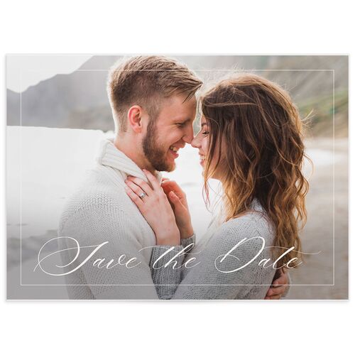 Minimal Icon Save The Date Cards