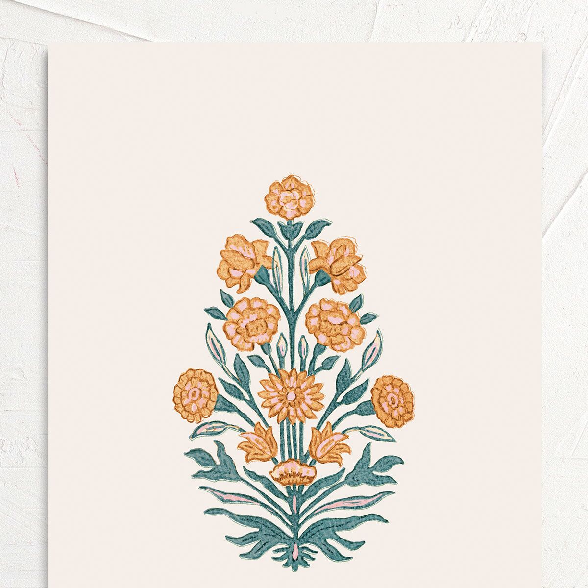 Botanical Blooms Wedding Invitations Daffodil Signature No