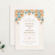 Botanical Blooms Wedding Invitations Daffodil Signature No