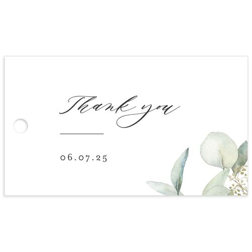 Romantic Greenery Favor Gift Tags - 