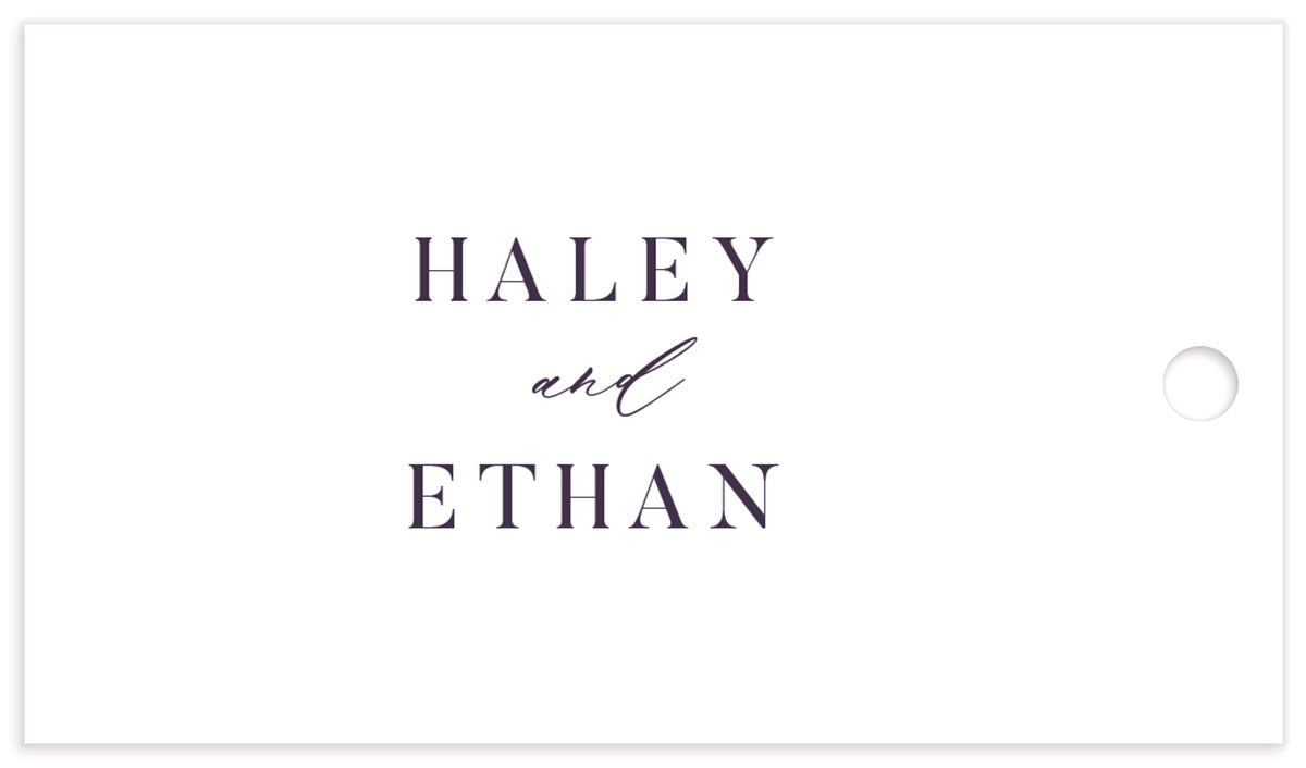 Romantic Greenery Favor Gift Tags back in lavender
